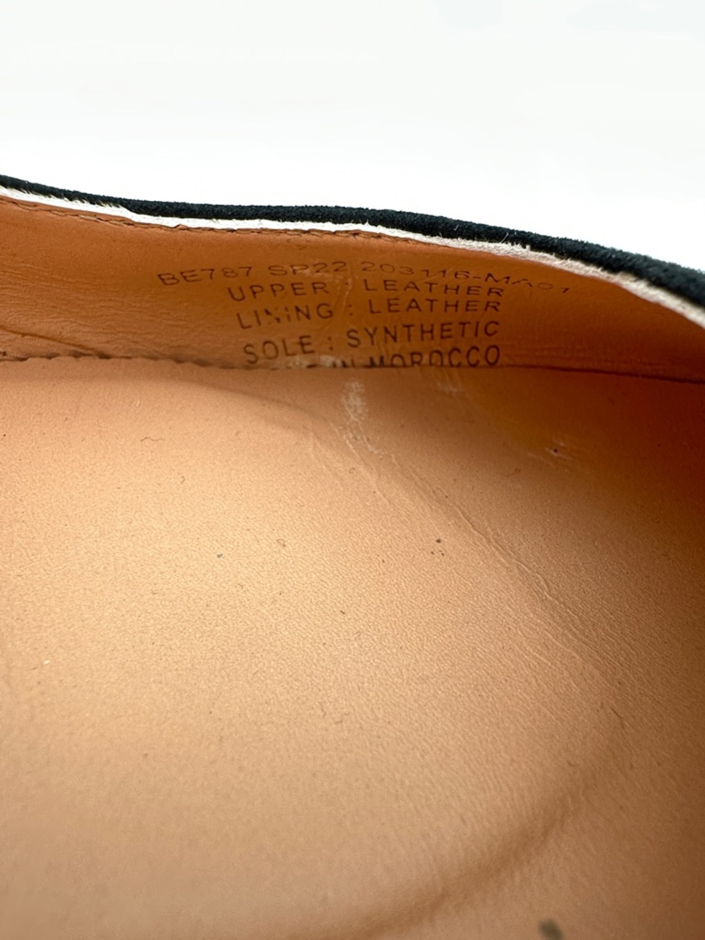J. Crew Maisie Almond Toe Black Italian Suede Pumps 7.5 Heel 3” Made in Morocco - Picture 15 of 16